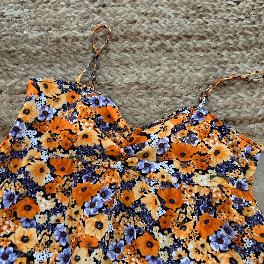 FLORAL MINI TANK DRESS - Picture 3 of 7